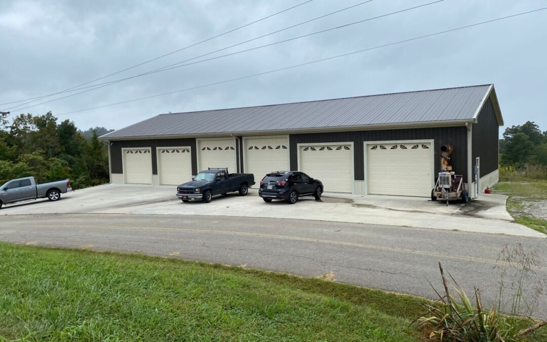 Large Shop Building & 20+- Acres in Tracts, Fenced, Barn