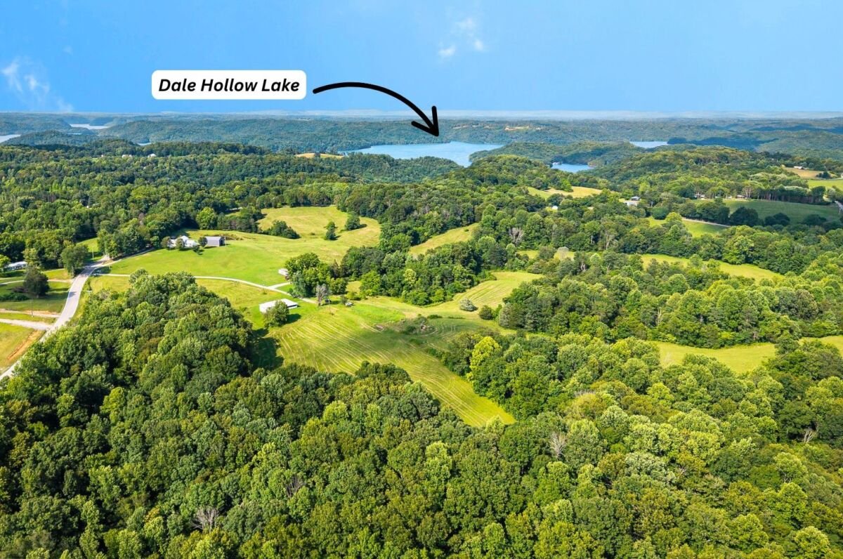 Home & 114.60+- Acre Farm • Open Ground • Pond • Dale Hollow Lake • Mature Timber • 8 Tracts
